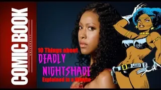 10 Things about Deadly Nightshade (Explained in a Minute) | COMIC BOOK UNIVERSITY