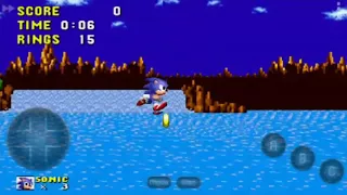 Green Hill Zone act 1 with Sonic Mania Music