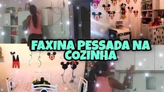 FAXINA PESADA NA COZINHA 💪🤗❤️