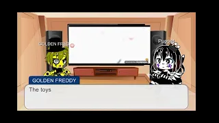 Golden freddy and Puppet react to look at me now remix