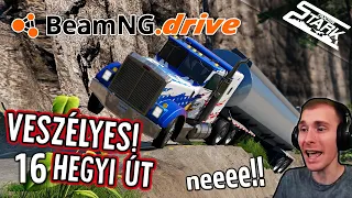 BeamNG - 16.Rész (Kamionnal egy VESZÉLYES hegyi úton?!) - Stark