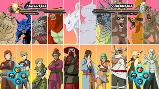 SEMUA JUTSU & ULTIMATE JUTSU JINCHURIKI 1 SAMPAI 10 | Naruto Storm 4 Generations