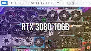 Which RTX 3080 to BUY and AVOID! 55 Cards Compared! Asus, EVGA, Gigabyte, MSI, Palit, PNY....