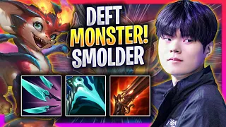 DEFT IS A MONSTER WITH SMOLDER! - KT Deft Plays Smolder ADC vs Senna! | Season 2024