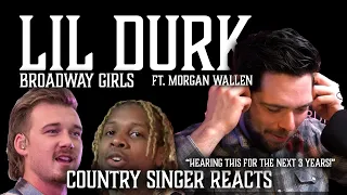 Country Singer Reacts To Lil Durk Broadway Girls ft Morgan Wallen