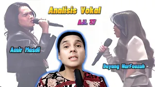 #ajl37   [ Analisis Vokal ]  AMIR MASDI  &  DAYANG NURFAEZAH - Debu - FINAL !