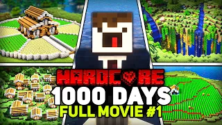 I Survived 1000 Days of Hardcore Minecraft [FULL MOVIE] #1