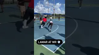 Lamar Jackson Plays Football With Fans 👏 #shorts