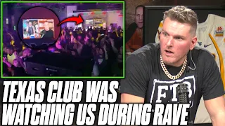 Pat McAfee Reacts To Texas Club Playing His Show During Rave