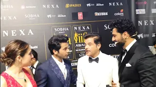 Multi-Starrer on IIFA 2023  Green Carpet  | Vicky, Sara, Anil & Raj