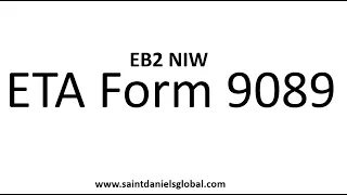 EB2 NIW: Filling Employment and Training Administration (ETA) Form 9089