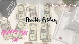 Freebie Friday $60 | Saving Challenges | 24 year old budgeter | First week of June