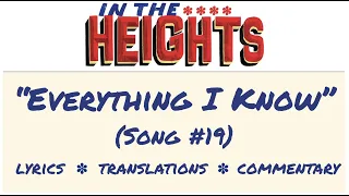 "Everything I Know" - Lyrics, Translations, & Dumb Commentary