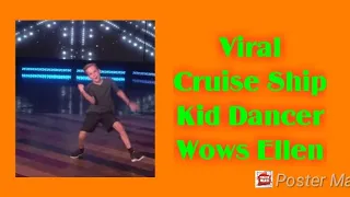 Viral Cruise Ship Kid Dancer Wows Ellen! New