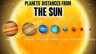 Our Solar System: Animated Size and Distance Comparison of the Sun and Planets | Animation