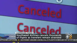 Southwest Airlines cancels thousands of flights as travelers remain stranded