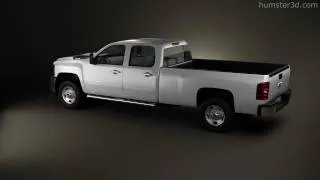 Chevrolet Silverado 3500HD CrewCab LongBed 2011 by 3D model store Humster3D.com