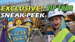 Legoland Castle Hotel EXCLUSIVE VIP 1st Look & Hard Hat Tour - California Resort - Juliet Brooke