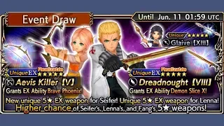 DFFOO - Seifer & Lenna EX Banner Draw Pulls