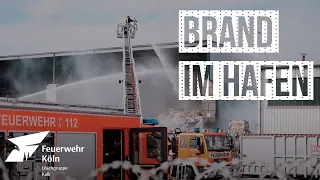 Aprilscherz der Freiwilligen Feuerwehr Köln – Löschgruppe Kalk: Großbrand im Deutzer Hafen