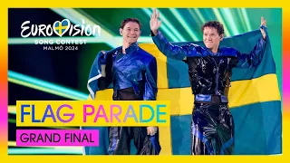 Flag Parade | Eurovision 2024 | #UnitedByMusic 🇸🇪