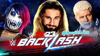 WWE 2K23 Universe Mode | Backlash