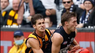 Will Setterfield - Highlights - AFL Round 3 2022 - Carlton Blues vs Hawthorn Hawks