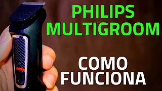COMO USAR  COMO FUNCIONA O Aparador de Pelos Philips Multigroom?