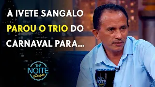 Caneta Azul fez a cantora Ivete Sangalo parar o trio durante o Carvanal | The Noite (29/03/23)