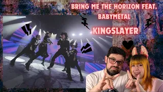 REACTING TO Bring Me The Horizon - 'Kingslayer' ft. BABYMETAL (Live In Tokyo) WE NEED MORE!!!