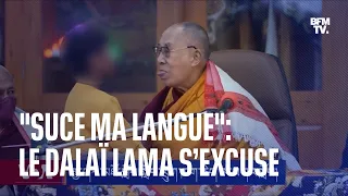 Le Dalaï Lama s’excuse après avoir demandé à un enfant de lui “sucer la langue”
