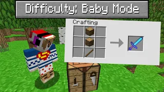 So I Beat Minecraft on "Baby Mode" Difficulty...