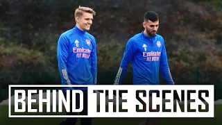 Martin Odegaard's first day | Behind the scenes at Arsenal training centre