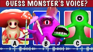 Guess the MONSTER'S VOICE #28 | GARTEN OF BANBAN 4 | PATCHED WILLY, STINGERINA, TOXIC GAZER, ROOMUSH