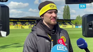 BVB-Torhüter Gregor Kobel: "Schlotti, Mats und Niki machen einen super Job"