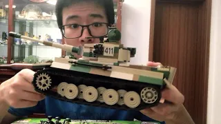 Cobi 2487 Tiger I English Review by young Chinese Collector
