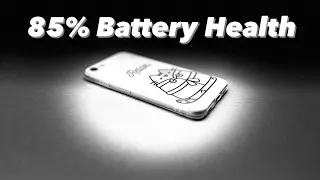 85% Battery Health iPhone SE2 - Drain Test (2023)