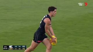 Adam Cerra - First goal for Carlton - AFL Round 1 2022 vs Richmond Tigers