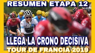 RESUMEN ETAPA 12 TOUR DE FRANCIA 2019 🇫🇷