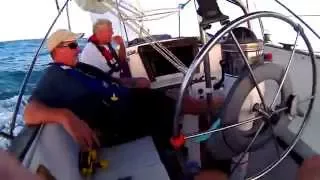 Sailing our Endeavour 37 in the Gulf of Mexico