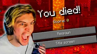 xQc Returns To Minecraft Speedrunning...