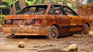 Restoration the AUDI supercar produced in 1980 that has been abandoned for many years | Restore AUDI