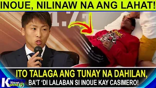 FULL INTERVIEW: Grabe! CASIMERO daw pala dahilan kaya ‘di maikasa ang laban nila ni Inoue!//Kwento