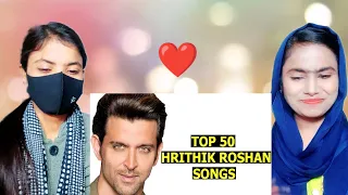 Reaction on Top 50 Hrithik Roshan Song/ Bollywood Hindi song/atoz journey