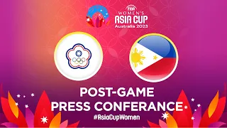 Chinese Taipei v Philippines - Press Conference | FIBA Women's Asia Cup 2023 - Division A