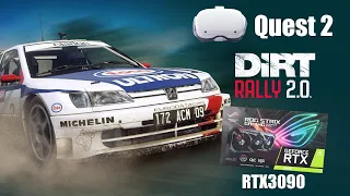 Dirt Rally 2.0 - VR (Quest 2 + RTX3090) performance testing