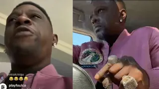 Lil Boosie gets heated when finds out his friend wrecked his truck