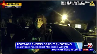 Las Cruces Police release body camera video of officer shooting and killing woman