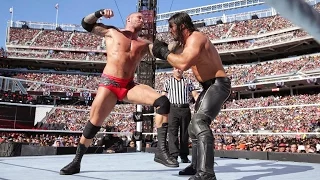 Randy Orton hits Seth Rollins with a jaw-dropping RKO out of nowhere: WrestleMania 31