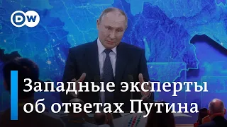 Западные эксперты об ответе Путина про отравление Навального